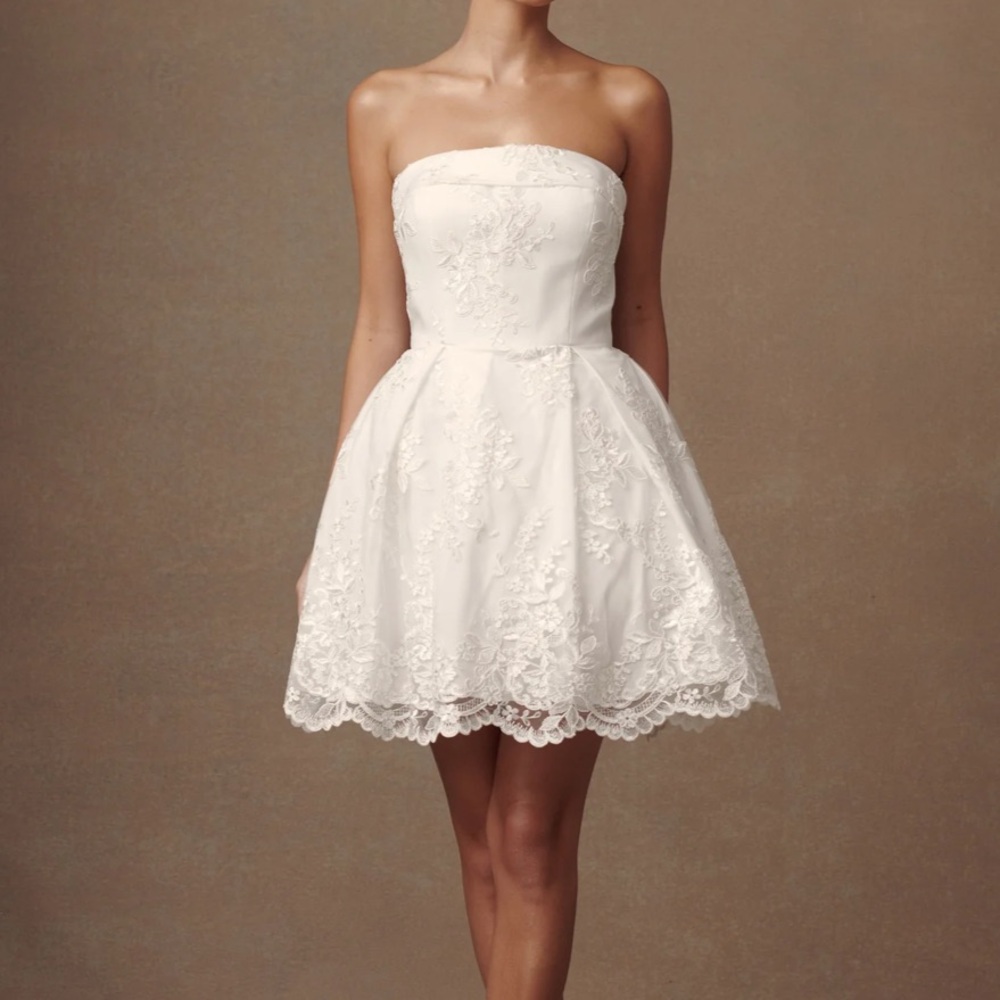 Meshki Eileen Lace Mini Dress
